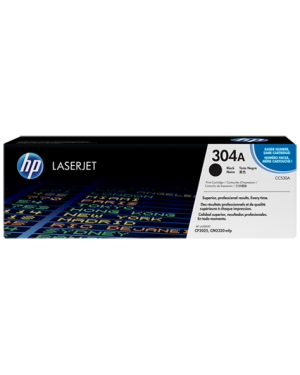 HP 304A Black Original LaserJet Toner Cartridge (CC530A) 