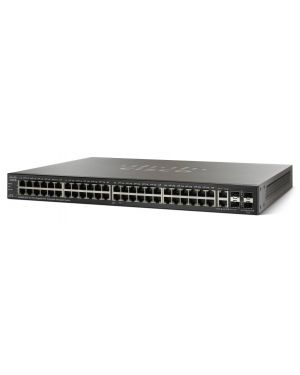 Cisco Small Business SG500-52P - Switch - Managed - 48 x 10/100/1000 (PoE) + 2 x combo Gigabit SFP + 2 x SFP - rack-mountable - PoE